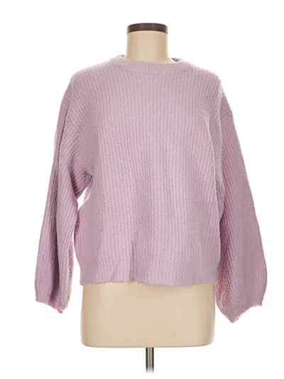 Pre-owned Lost + Wander Pullover Sweater In Purple