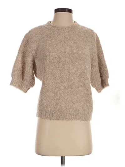 Pre-owned Lost + Wander Pullover Sweater In Tan