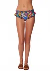 Lost + Wander Renoir's Terrace Ruffle Bikini Bottom In Flower-multi In Multi