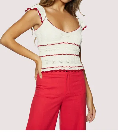 Lost + Wander Rio Escape Top In Cream In White