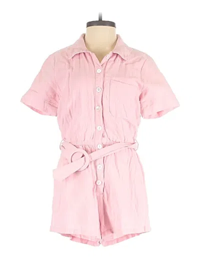 Pre-owned Lost + Wander Romper In Pink