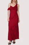 Lost + Wander Rouge Vine Maxi Dress In Luxurious Red In Red