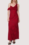 Lost + Wander Rouge Vine Maxi Dress In Red