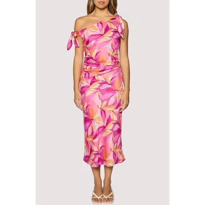 Lost + Wander Seville Blossom Maxi Dress In Pink Orange Floral In Multi