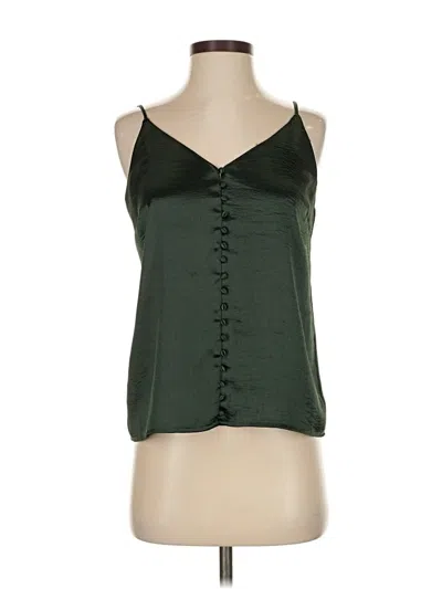 Pre-owned Lost + Wander Sleeveless Top Green Sweetheart Neckline Tops