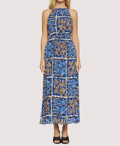 Lost + Wander Sorrento Romance Maxi Dress In Blue Floral Multi