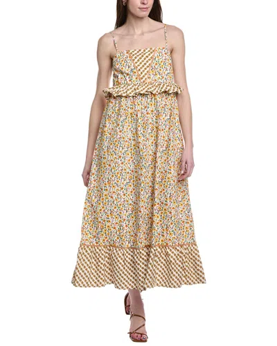Lost + Wander Spring Sunrise Maxi Dress In White