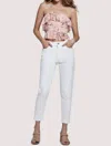 Lost + Wander Sunset Fleurs Top In Coral Floral In Pink