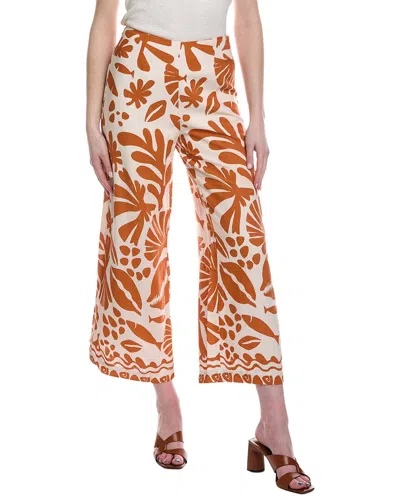Lost + Wander Tropical Dream Linen-blend Pant In Multi
