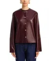 Lost + Wander Valor Of Venus Jacket In Rich Wine In Brown