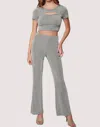 Lost + Wander Wild Pants In Sage In Grey