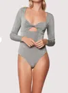 Lost + Wander Wild Sage Bodysuit In Sage Green In Green
