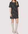 Lost + Wander Women's Femme Forte Shift Dress In Black Ivory In Black