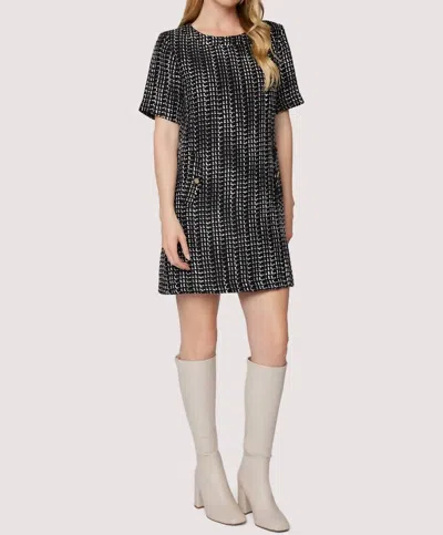 Lost + Wander Women's Femme Forte Shift Dress In Black Ivory