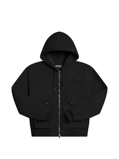 Lostshdws Reversible Hooded Jacket In Black