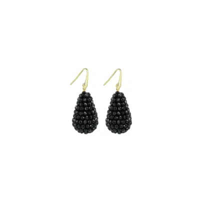 Lott. Gioielli Women's Black / Gold Black Earrings Amy Glassberry Cone S