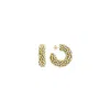 Lott. Gioielli Women's Gold / Silver Gold/silver-colored Earrings Mara Round Creole S