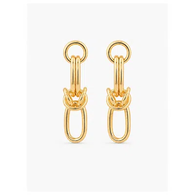 Lott. Gioielli Women's Knotted Link Earring - Gold