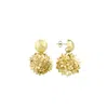 Lott. Gioielli Women's Light Gold Earrings Daisy Flower Globe M