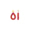 Lott. Gioielli Women's Pink / Purple / Yellow Fuchsia Earring Berry Drop L