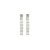 Lott. Gioielli Women's Silver Veronique Earrings Baguette Waterfall S Crystal