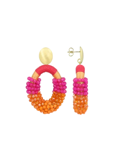 Lott.gioielli Ce Gb Combi Oval M In Orange