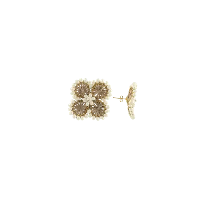 Lott.gioielli Ce Si Flower Earring S In Gold