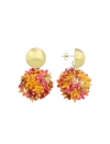 Lott.gioielli Ce Sq Sequin Flower Globe M In Multi