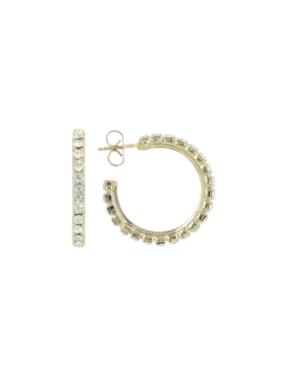 Lott.gioielli Ce Sw Creole W/ Fine Stones S In Gold