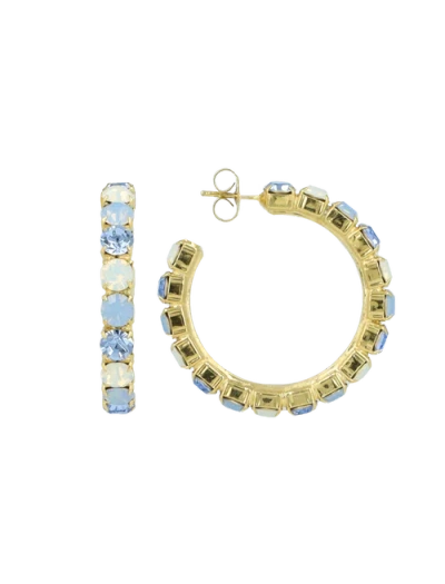 Lott.gioielli Ce Sw Hoop M Gold In Blue