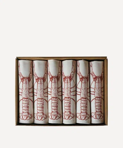 Lottie Day Red Lobster Gift Set Of Six