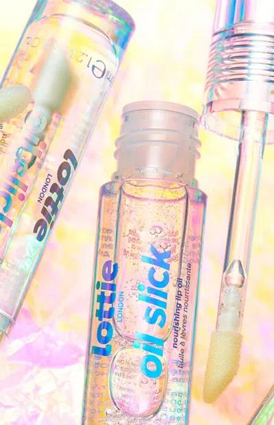 Lottie London Vanilla Oil Slick Lip Oil In White