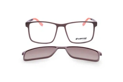 Lotto 55mm Rectangular Optical Glasses In Black
