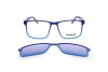 Lotto 55mm Rectangular Optical Glasses In Blue
