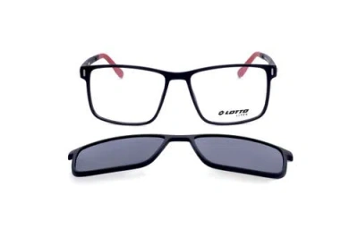 Lotto 55mm Rectangular Optical Glasses In Orange