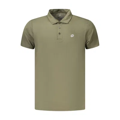 Lotto Green Polyester Polo Shirt