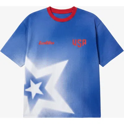 Lotto Legacy Tee Graphic Shirts In Blue
