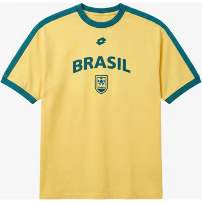 Lotto Legacy Tee Graphic Shirts In Yellow