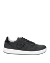Lotto Leggenda Man Sneakers Black Size 9 Soft Leather In Black