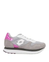 Lotto Leggenda Woman Sneakers Grey Size 7 Leather In Grey
