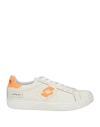 Lotto Leggenda Woman Sneakers Off White Size 10 Leather In Off White