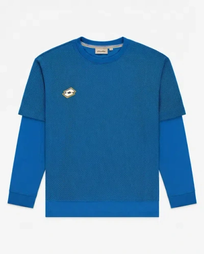 Lotto Long Sleeve T-shirt In Blue