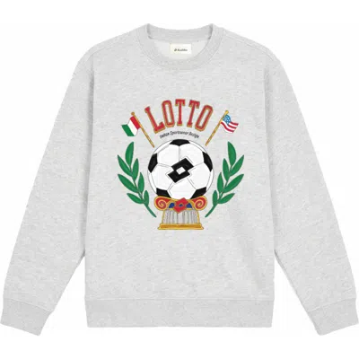 Lotto Opening Act Crewneck Sweater In Gray