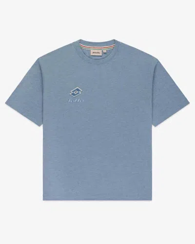 Lotto Short Sleeve T-shirt In Heather Blue