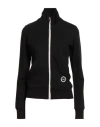 Lotto Woman Sweatshirt Black Size L Cotton, Elastane In Black