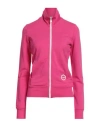 Lotto Woman Sweatshirt Fuchsia Size L Cotton, Elastane In Pink