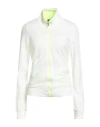 Lotto Woman Sweatshirt Ivory Size M Cotton, Elastane In White