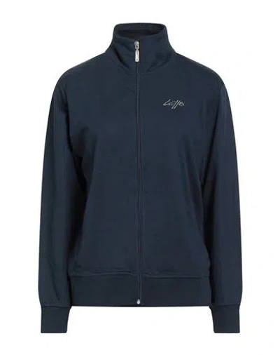 Lotto Woman Sweatshirt Midnight Blue Size L Cotton