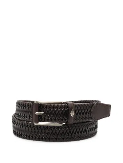 Lottusse Apolo Braided Leather Belt In Pattern