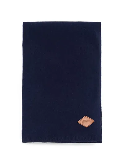 Lottusse Berna Logo-patch Scarf In Brown